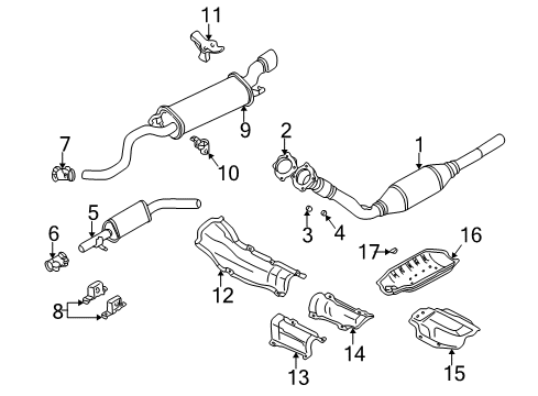 Audi 1J0-131-089-EX Catalytic Converter