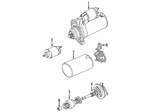 Audi 02B-911-209 Brush Holder