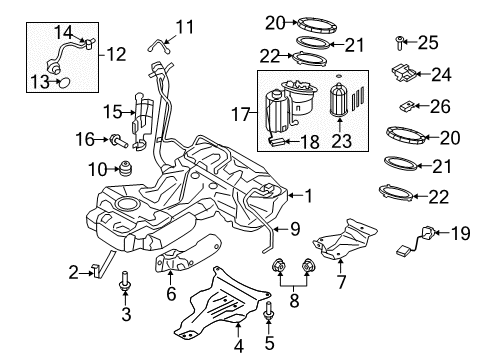 Audi 4F1-723-523-D Pedal Travel Sensor