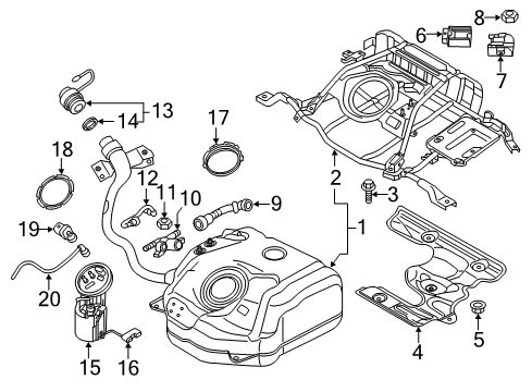 Audi 04E-127-026-BD Fuel Pump