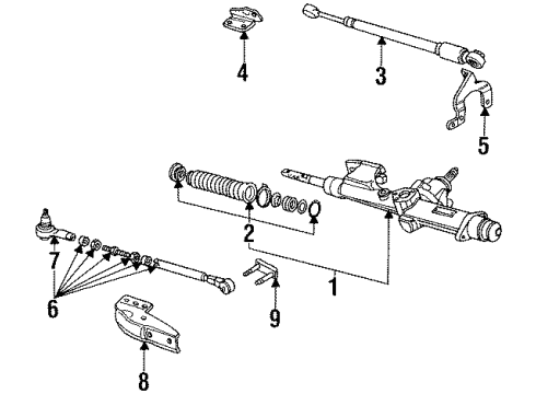 Audi 811-419-831-B Tie Rod Boot