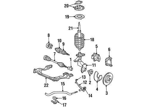 Audi 443-615-123-EX Caliper