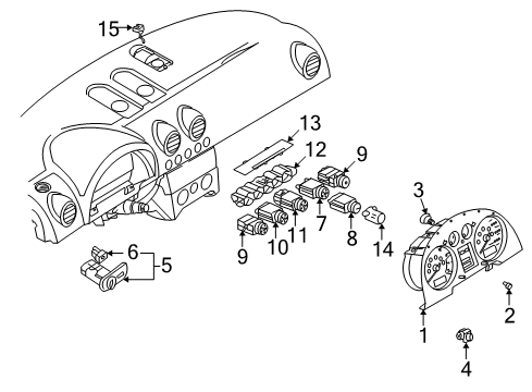 Audi 1J0-945-511-E Stoplamp Switch