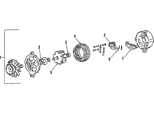 Audi 035-903-141-J Alternator Mount Bracket