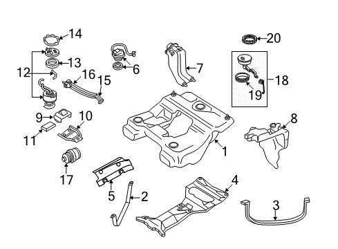 Audi 8D1-721-555-AG Throttle Cable