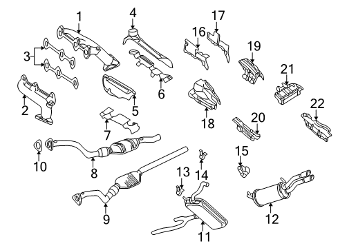 Audi 8E0-253-057-HX Catalytic Converter