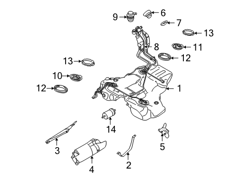 Audi 8E0-906-087-N Fuel Pump