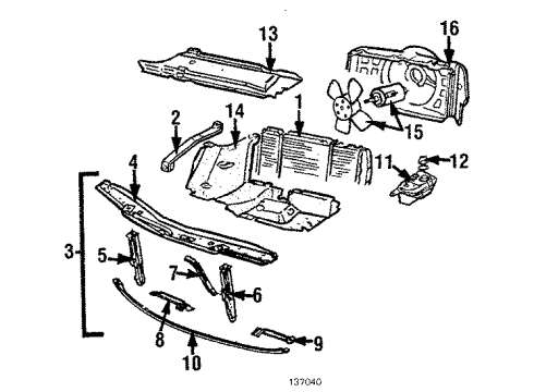 Audi 431-121-251-AB Radiator