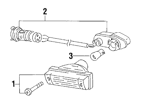 Audi 443-953-056 Parking/Turn Lamp