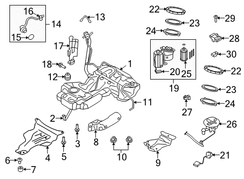 Audi 06J-127-025-L Fuel Pump