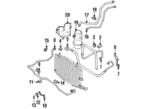 Audi 4A0-820-191-AA Dehydrator