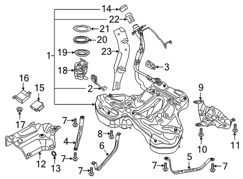 Audi 0P2-127-026-A Fuel Pump