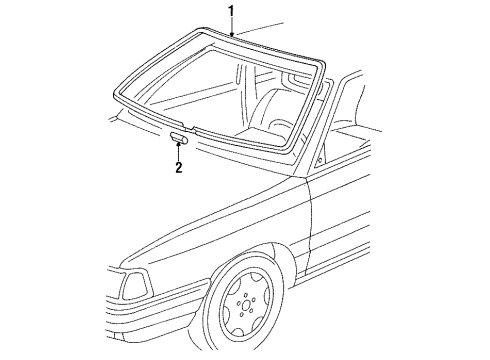 Audi 443-845-099-AE Windshield