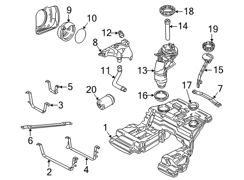 Audi 4D1-723-555-B Throttle Cable