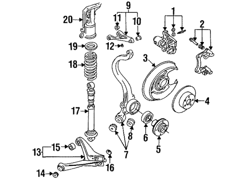 Audi 8A0-511-115-AR Spring