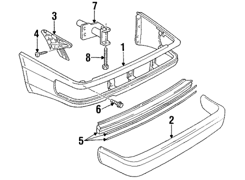 Audi 895-807-311-B-GRU Bumper Cover