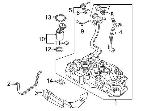 Audi 04L-130-755-E Fuel Pump