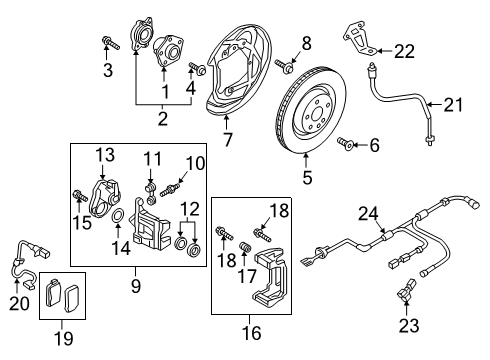 Audi 4M6-614-517-AP-BEF Modulator Valve