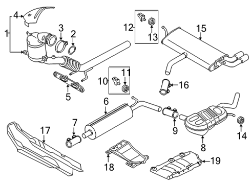 Audi 5WA-254-500-R Catalytic Converter