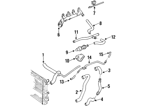 Audi 4A0-121-075 Pipe