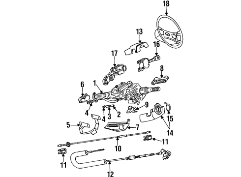 Audi 4A0-905-855-A Ignition Lock Cylinder