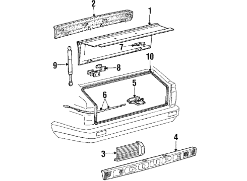 Audi 855-827-505 Lock Cylinder