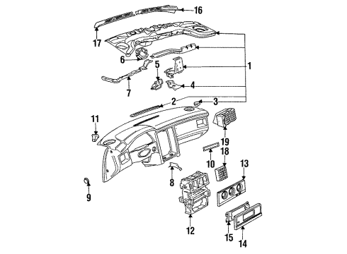 Audi 893-857-951-A-BE5 Ashtray Assembly