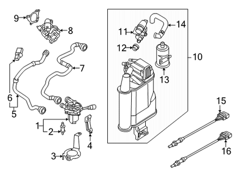 Audi 06L-906-051-H Map Sensor