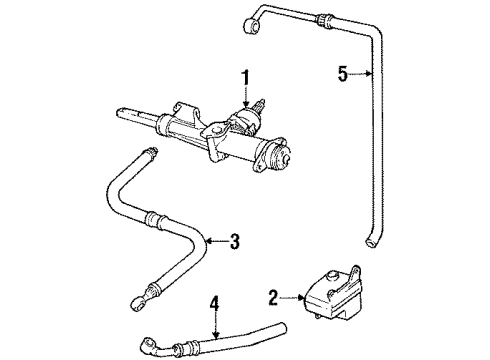 Audi 893-422-893-J Pressure Hose