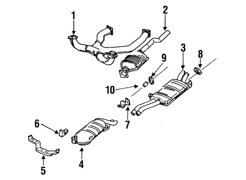 Audi 441-131-089-X Catalytic Converter