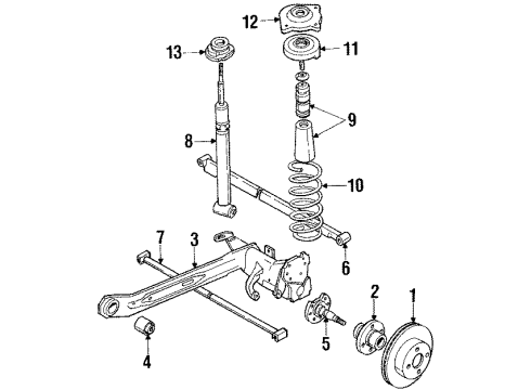 Audi 443-513-031-N Shock Absorber