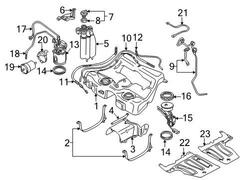 Audi 6Q1-721-503-M Pedal Travel Sensor