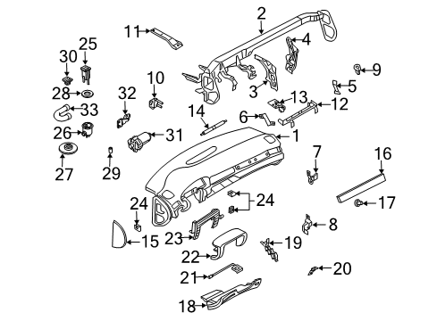 Audi 4A1-857-951-D-B98 Ashtray