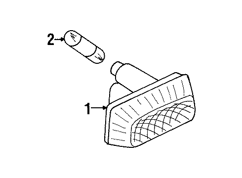 Audi 813-953-050-A Side Marker Lamp