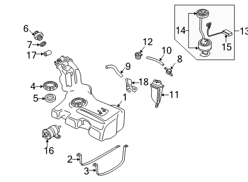 Audi 8A0-906-091-G Fuel Pump