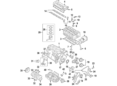 Audi 022-109-641-B Valve Spring Retainers