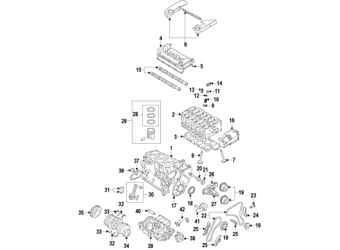 Audi 03H-105-101 Crankshaft