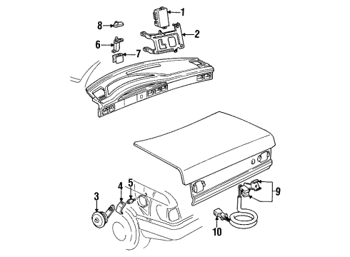 Audi 443-953-233-D Control Module