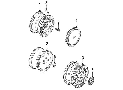 Audi 441-601-025-Q-Z7P Wheel, Alloy