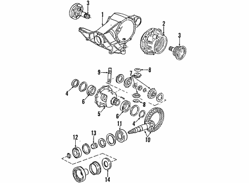 Audi 857-501-653 Differential