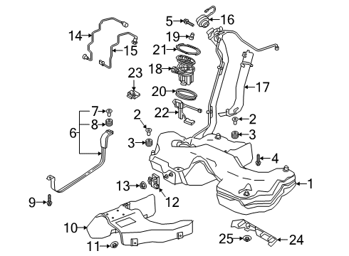 Audi 06M-133-315-L Fuel Rail