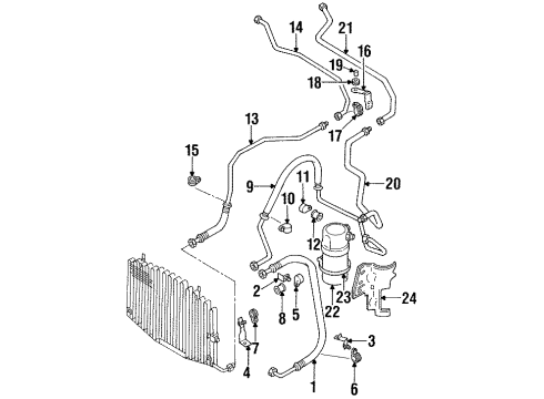 Audi 4A0-820-191-AB Dehydrator