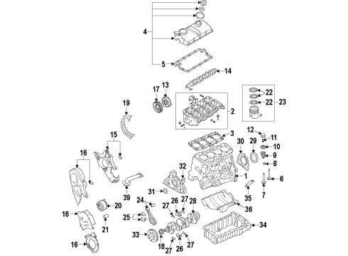 Audi 03L-105-021-C Crankshaft