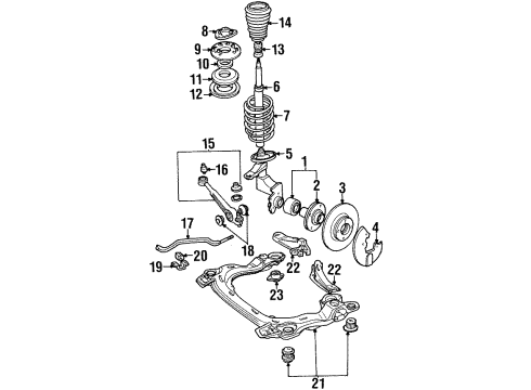 Audi 447-615-124-A Caliper