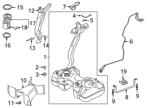 Audi 5Q1-723-503-L Pedal Travel Sensor