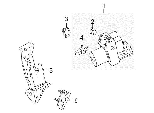 2007 Audi A8 Quattro ABS Components