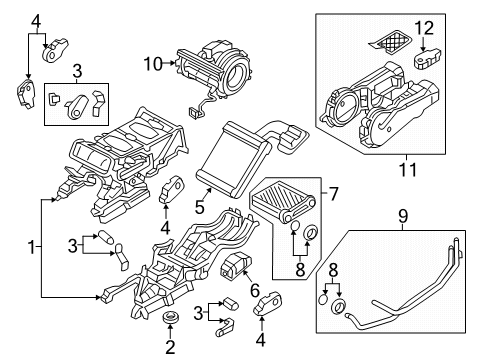 2023 Audi Q7 A/C & Heater Control Units