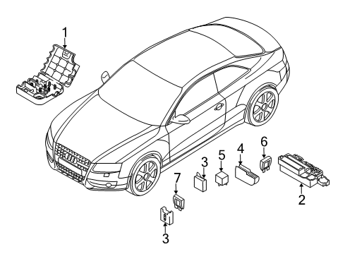 2015 Audi allroad Fuse & Relay