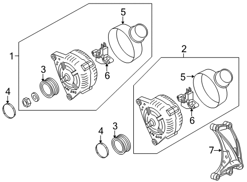 2010 Audi A6 Quattro Alternator