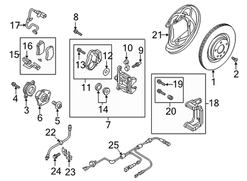 2022 Audi RS5 Parking Brake